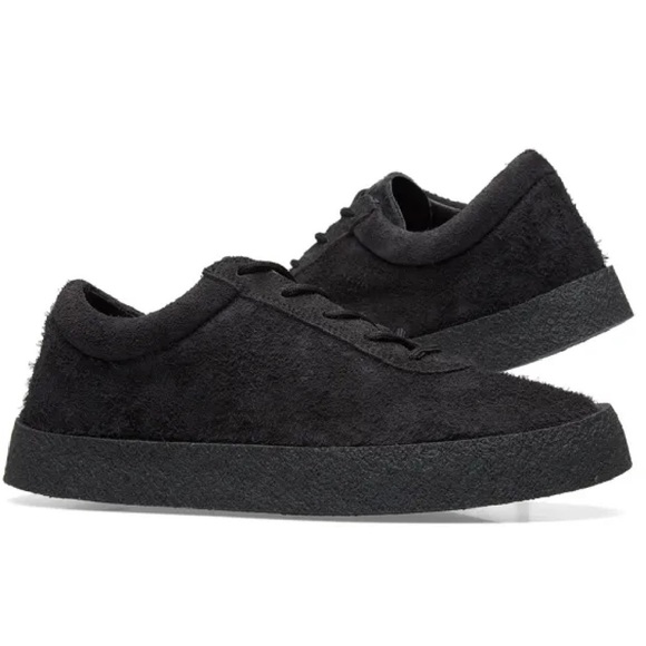 YEEZY Season 6 Sneaker Thick Shaggy Suede Graphite Crepe Tonal Sole Euro Size 39 - Picture 2 of 15